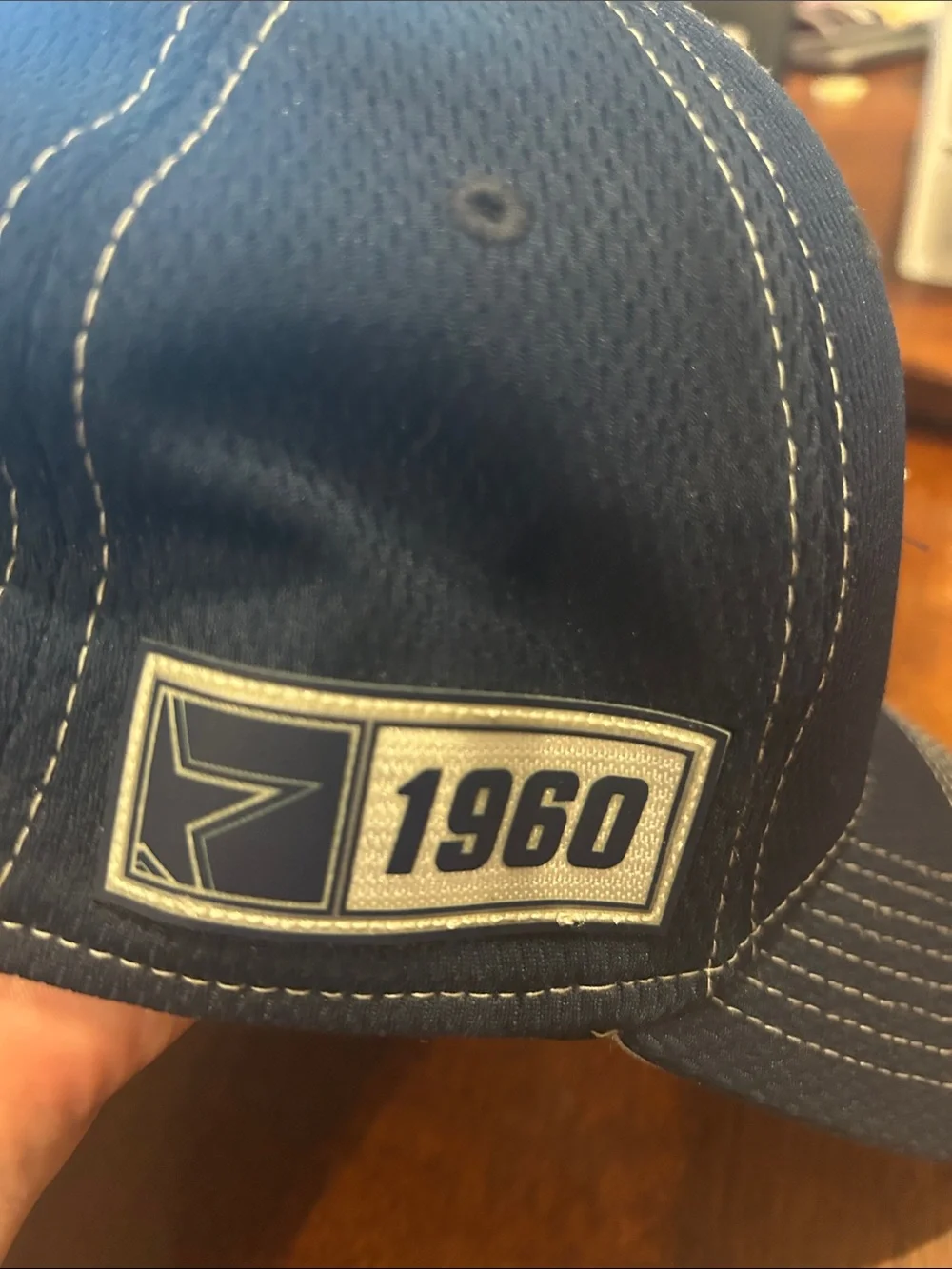 Dallas Cowboys Fitted New Era 39Thirty Navy Star Logo Cap S/M NFL